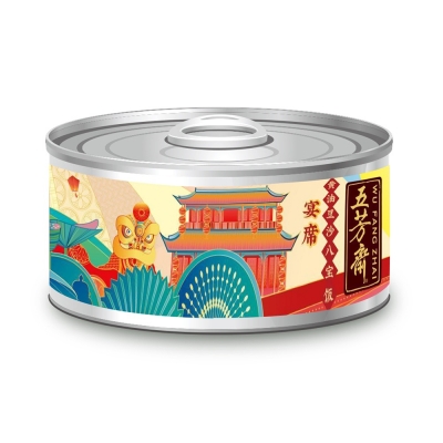 350克黃油豆沙八寶飯罐頭